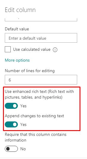 At the and of your string, put a pipe symbol (&x27;&x27;) so that we can divide each version history item from each other in our PowerApp later Passing the version history to PowerApps Now that we&x27;ve stored the entire version history into the versionHistory variable, we need to make sure this variable gets passed back to our PowerApp. . Display appended comments version history from sharepoint list on powerapps